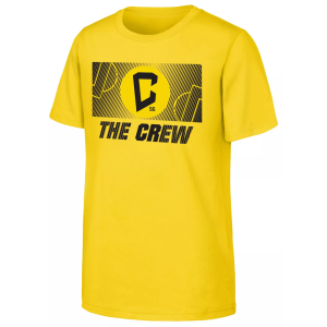 MLS Youth Columbus Crew Full Pitch Yellow T-Shirt, Small