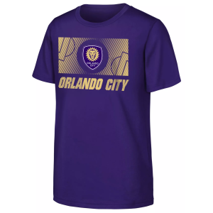 MLS Youth Orlando City Full Pitch Purple T-Shirt, Large