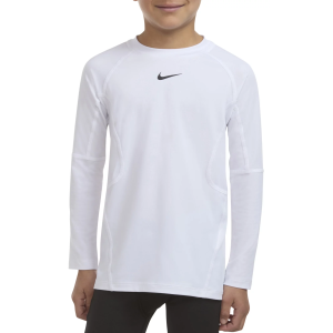 Nike Little Boys' Pro Long Sleeve Top, Size 6, White