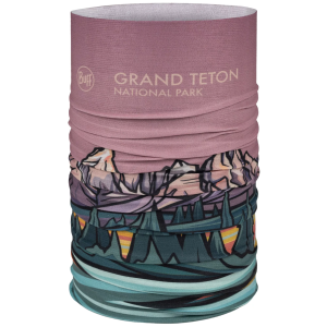 Buff Grand Teton National Park CoolNet UV Neck Gaiter, Men's, Pink