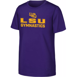 Gen2 Youth LSU Tigers Purple Gymnastics T-Shirt, Small