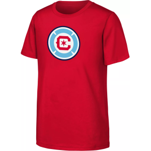 MLS Youth Chicago Fire Red Logo T-Shirt, Large