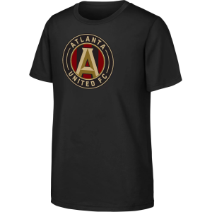 MLS Youth Atlanta United Black Logo T-Shirt, Medium