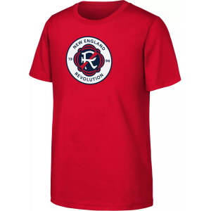 MLS Youth New England Revolution Red Logo T-Shirt, Large