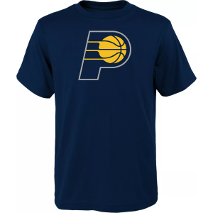 NBA Youth Indiana Pacers Navy Logo T-Shirt, Small, Blue