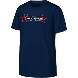 Outerstuff Youth 2025 WNBA All-Star Game Logo Navy T-Shirt, Small, Blue