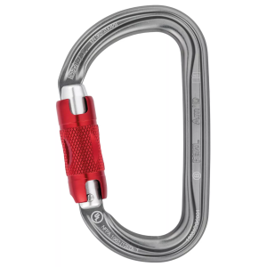 Petzl Am'D Twist-Lock Carabiner, Grey