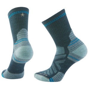 SmartWool Women's Targeted Cushioning Mid Crew Socks, Large, Twilight Blue