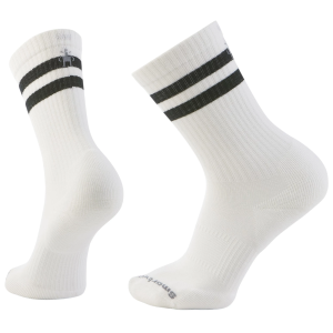 SmartWool Everyday Athletic Striped Crew Socks, Men's, Medium, White