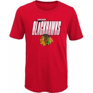 NHL Youth Chicago Blackhawks Frosty Center T-Shirt, Large, Team