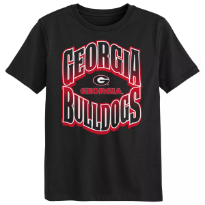 Gen2 Boys' Georgia Bulldogs Black Collegiate 47 Short Sleeve T-Shirt, Size 5/6