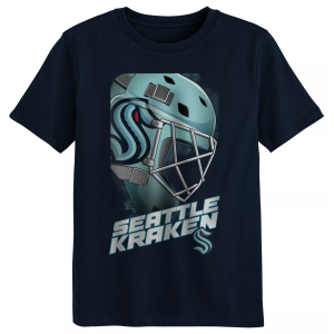 Outerstuff Boy's Seattle Kraken Defender T-Shirt, Boys', Size 4, Blue
