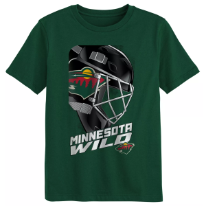 Outerstuff Boy's Minnesota Wild Defender T-Shirt, Boys', Size 4, Green