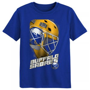Outerstuff Boys' Buffalo Sabres Blue Defender T-Shirt, Size 4