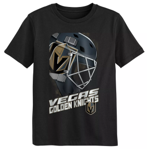 Outerstuff Boys' Vegas Golden Knights Black Defender T-Shirt, Size 5/6