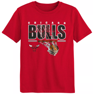 Outerstuff Boys' Chicago Bulls Red Hoop Dreams Short Sleeve T-Shirt, Small