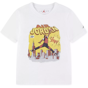 Jordan Little Boys' Comic Slam Graphic T-Shirt, Size 6, White