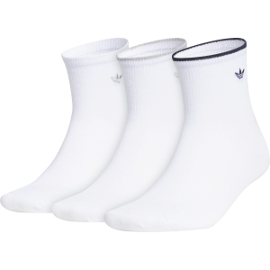 Adidas adidas Luna Quarter High Socks - 3 Pack, Men's, Medium, White/Silver Metallic - $13.97 at DICK'S Sporting Goods