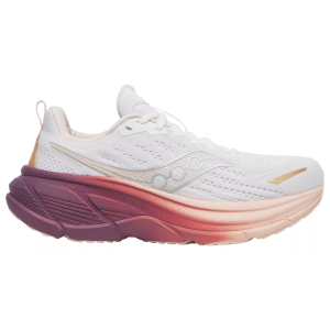 Saucony Women's Hurricane 25 Running Shoes, Size 6, White/Pink