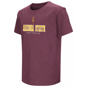 Colosseum Youth Arizona State Sun Devils Maroon T-Shirt, Medium, Red