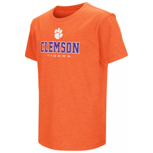 Colosseum Youth Clemson Tigers Orange T-Shirt, Small