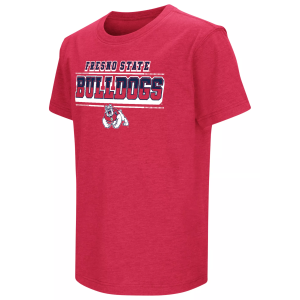 Colosseum Youth Fresno State Bulldogs Red T-Shirt, Small