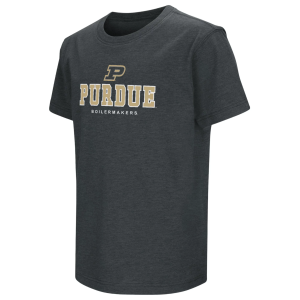 Colosseum Youth Purdue Boilermakers Black T-Shirt, Small