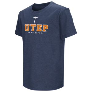 Colosseum Youth UTEP Miners Navy T-Shirt, Large, Blue