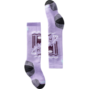 Smartwool Kids' Wintersport Full Cushion Over The Calf Socks, Medium, Ultra Violet