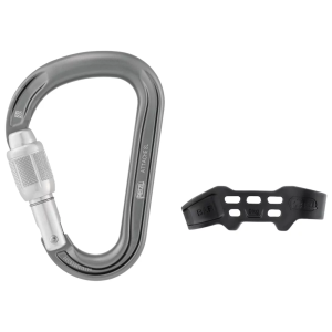 Petzl Attache Bar Carabiner, Gray