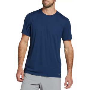 DSG Men's Stride Run Short Sleeve T-Shirt, Medium, University Navy