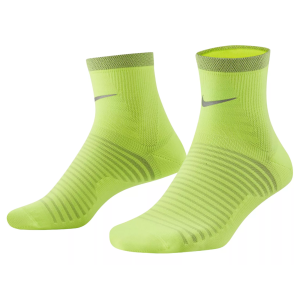 Nike Spark Lightweight Ankle Socks, Men's, Large, Volt