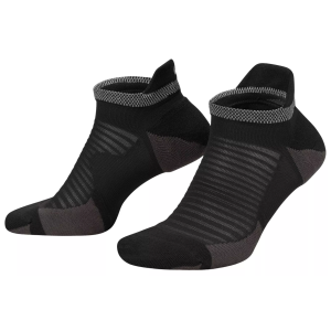 Nike Spark Cushioned No-Show Running Socks, Men's, Small, Black