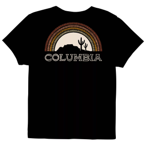 Columbia Women's Graphic Short Sleeve Tee, XS, Black