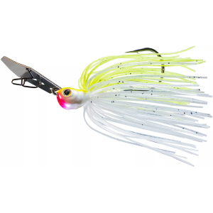 Z-Man JackHammer ChatterBait, Chartreuse/White