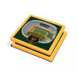 YouTheFan Baylor Bears Stadium View Coaster Set