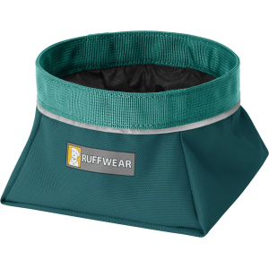 Ruffwear Quencher Packable Teal Dog Bowl