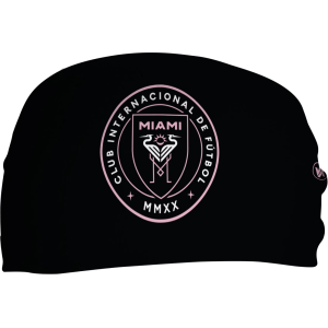 Vertical Athletics Adult Inter Miami CF Primary Logo Black Headband, Men's, No Size
