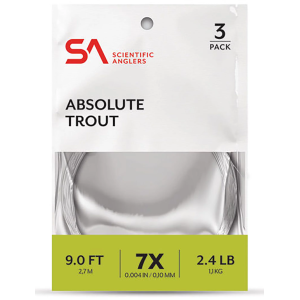 Scientific Anglers Scientific Anglers ABSOLUTE TROUT 3-PACK, 4X - $19.95 at DICK'S Sporting Goods
