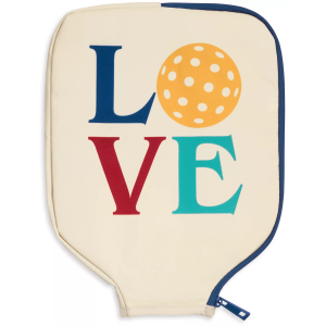 Steel Mill & Co. Love Pickleball Paddle Cover, Multi
