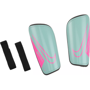 Nike Mercurial Hard Shell Soccer Shin Guards, Medium, Pink