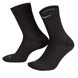 Nike Running Lightweight Crew Socks - 1 Pair, Men's, Medium, Black
