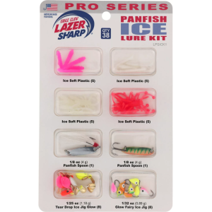 Eagle Claw Lazer Sharp Pro Series Ice Fishing Pan Fishing Kit