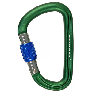 Metolius Rig Screwlock Carabiner, Green