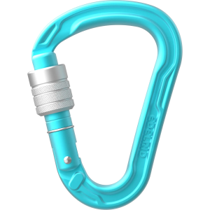 EDELRID HMS Strike Screw Carabiner, Blue