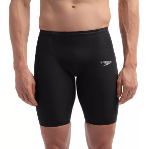 Speedo Men's Fastskin LZR Pure Valor 2.0 High Waist Jammer Tech Suit Swimsuit, Size 18, Black