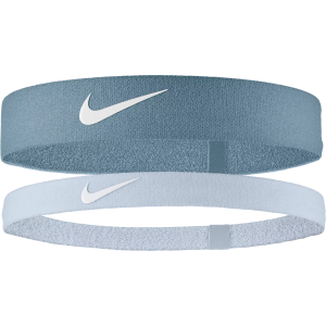 Nike Flex Headband 2-Pack, Men's, Smokey Blue/Blue Tint/Wht