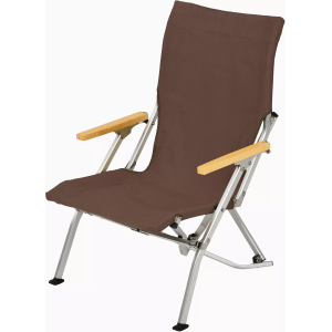 Snow Peak Low Beach Chair, Brown