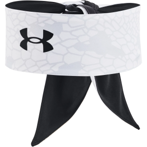Under Armour Softball Tie Headband, Men's, Black/White