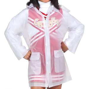 Chasse Clear Rain Jacket with Hood, Women's, Large